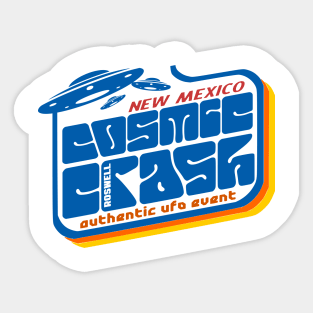 Roswell incident cosmic crash new mexico vintage Sticker